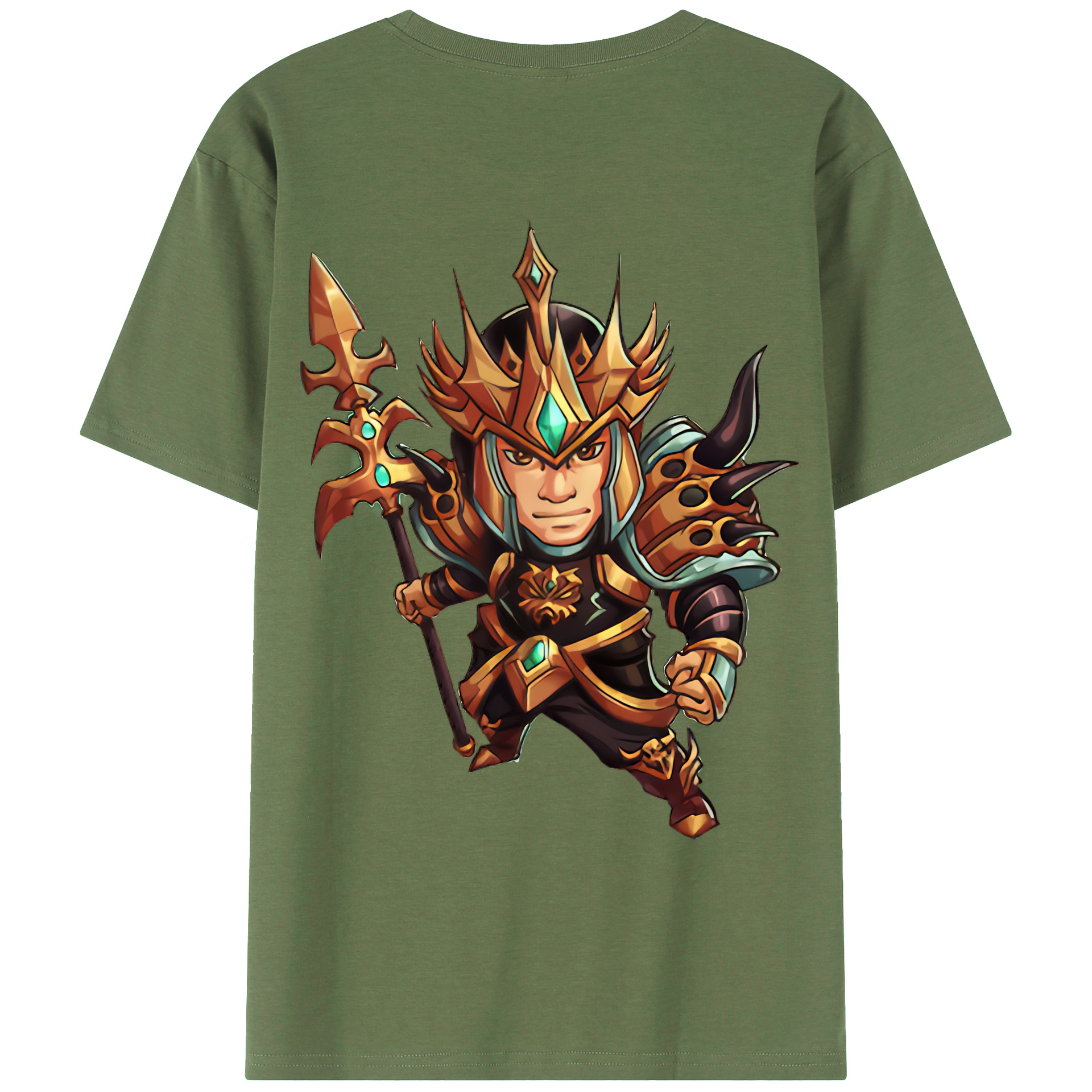 （画像用） リーグ・オブ・レジェンド League of Legends LOL 綿100％ メンズ半袖Tシャツ（バックプリント） 通気性
